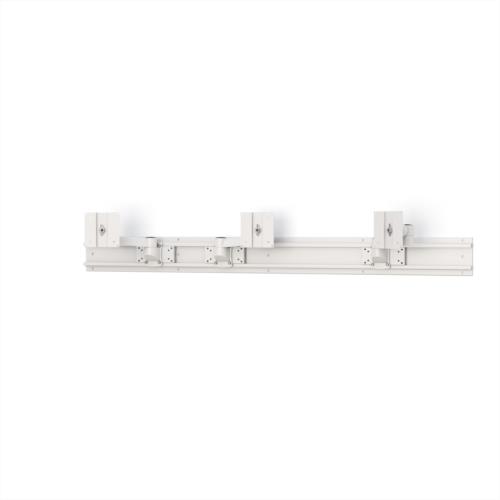02 multiple wall mounted monitor arm without monitors right side view 1