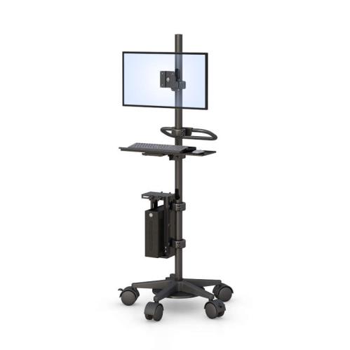 771568 healthcare mobile computer stand cart