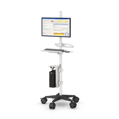 771568 mobile computer stand cart