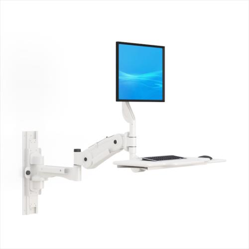 772601 02 monitor and keyboard arm wall mount