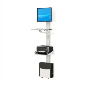 772618 01 height adjustable wall mounted computer station