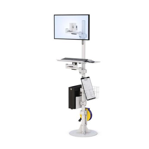 772771 mobile pole stand healthcare computer workstation