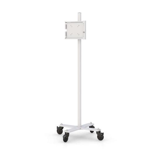 772815 mobile tablet cart with computer tablet frame for remote communications