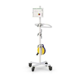 772844 mobile tablet communications cart with power extension cable