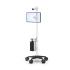 772866 telehealth cart with camera mount