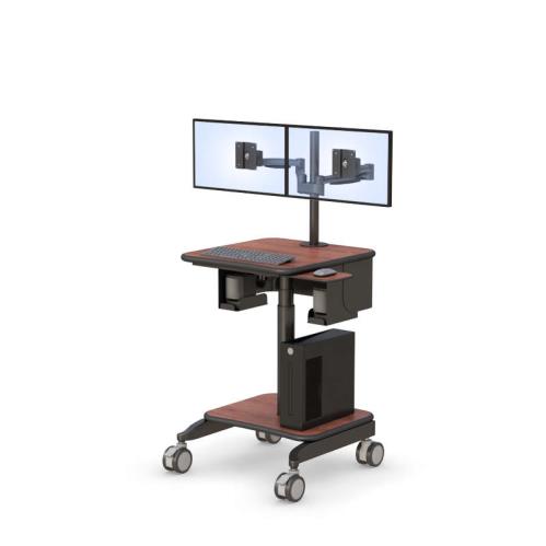 OEM 8 uplift height adjustable mobile computer cart