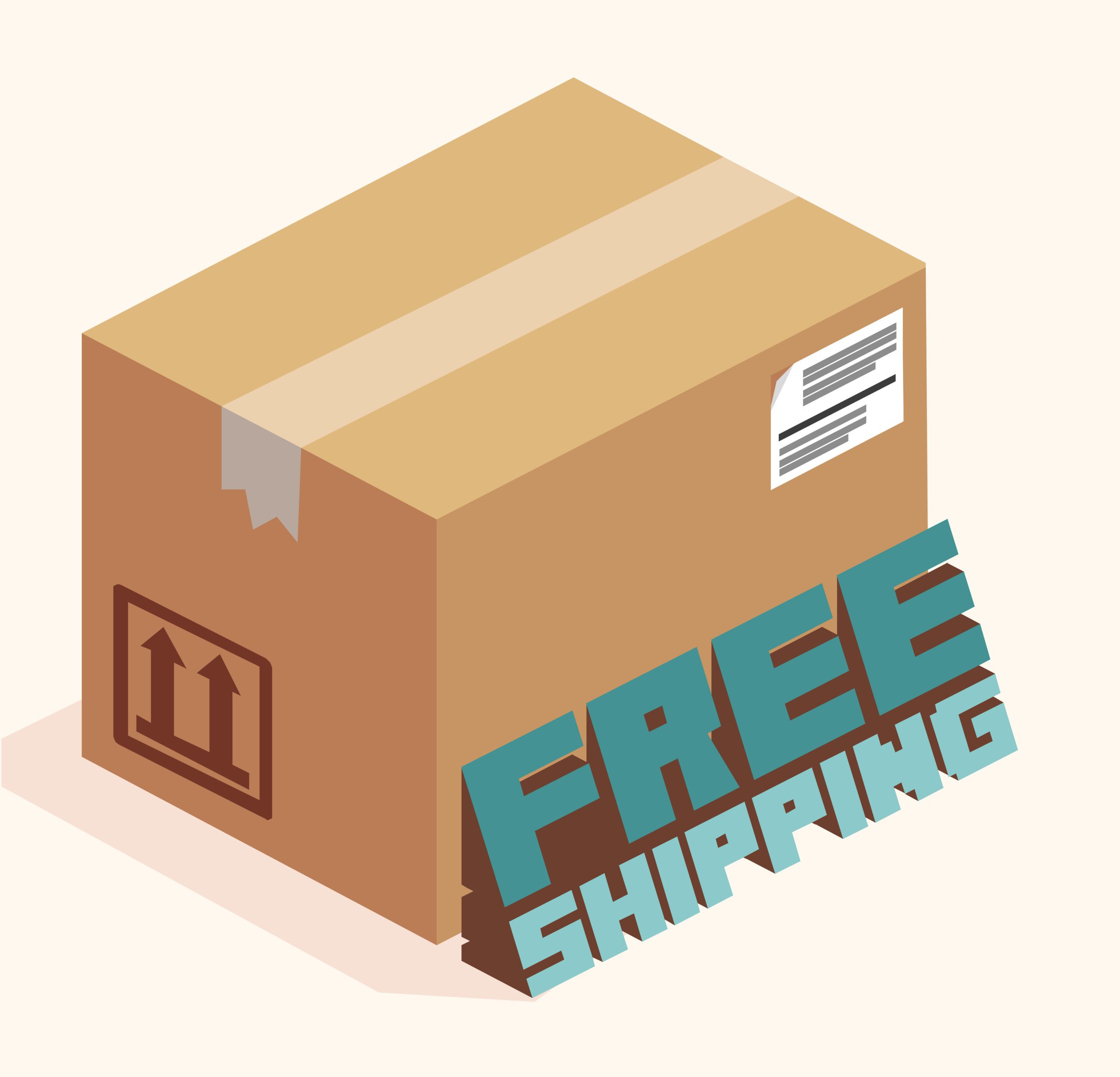 free shipping box scaled
