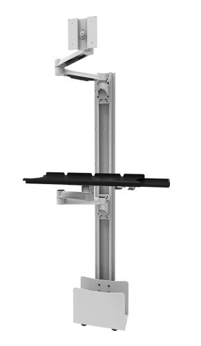 wall mounts vertical with folding arms