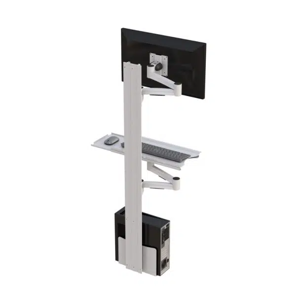 Wall Mounted Computer Workstation Track - Image 5