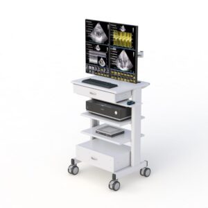 Ergo Ville Medical Utility Computer Cart: Streamline Your Clinical Workflow with Mobility and Versatility