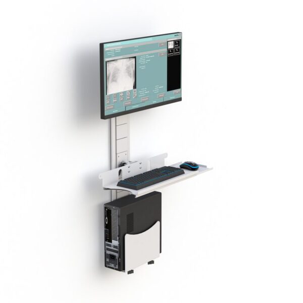Overhead Computer Track Computer Wall Mount Track for Workstations | Ergoville