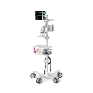 Ergonomic Mobile Patient Monitoring Cart