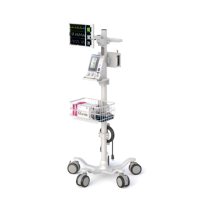 Ergonomic Mobile Patient Monitoring Cart
