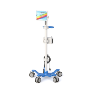 Ergonomic Rolling Healthcare Tablet Pole Stand
